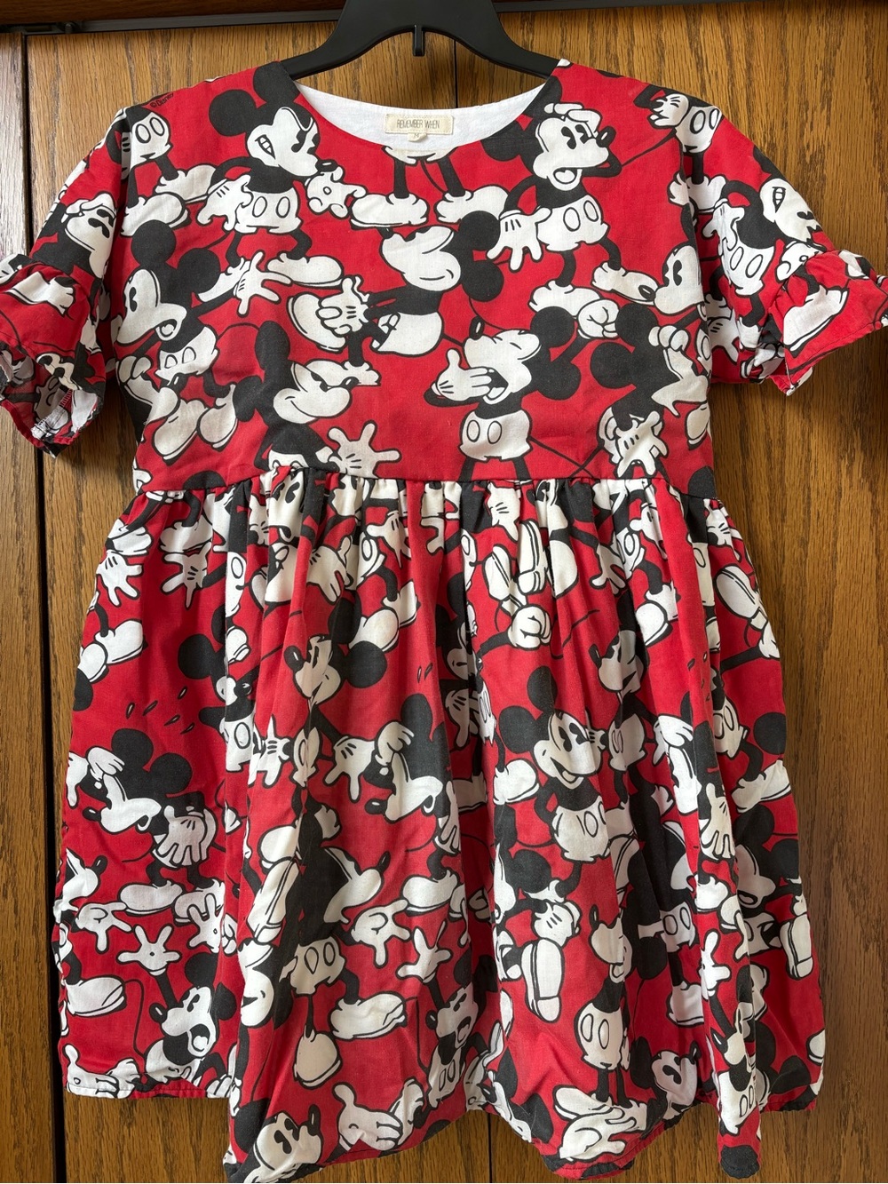 Vintage Bedsheet Mickey Mouse Dress
